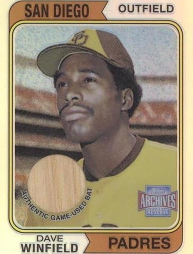 2001 Topps Archives Reserve - Dave Winfield #ARR25