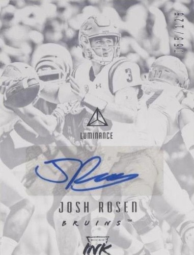 2018 Panini Luminance Josh Rosen #RI-JOR