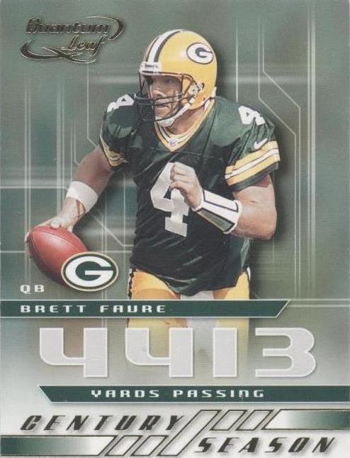 2001 Quantum Leaf Brett Favre #CS - 58