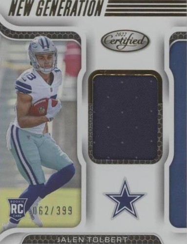 2022 Panini Certified Jalen Tolbert #NGJ-JT