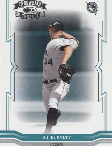 2005 Donruss Throwback Threads - A. J. Burnett #197