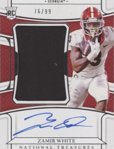 2022 Panini National Treasures Collegiate Zamir White #59