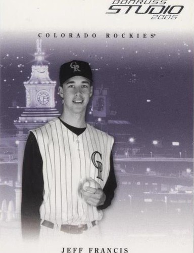 2005 Donruss Studio - Jeff Francis #100