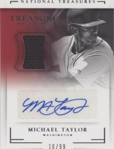 2016 Panini National Treasures - Michael Taylor #TSM-MI