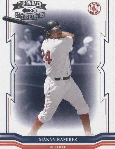2005 Donruss Throwback Threads - Manny Ramirez #24