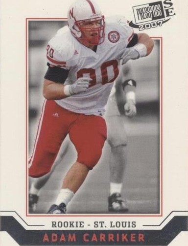 2007 Press Pass SE Adam Carriker #22