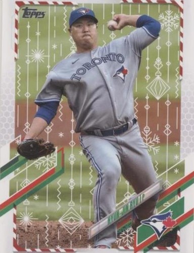 2021 Topps Holiday - Hyun-jin Ryu #HW108