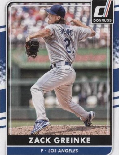 2016 Panini Donruss - Zack Greinke #54
