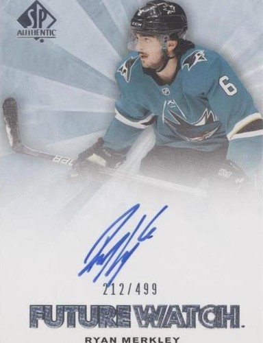 2021-22 SP Authentic - Ryan Merkley #RFWA-RM