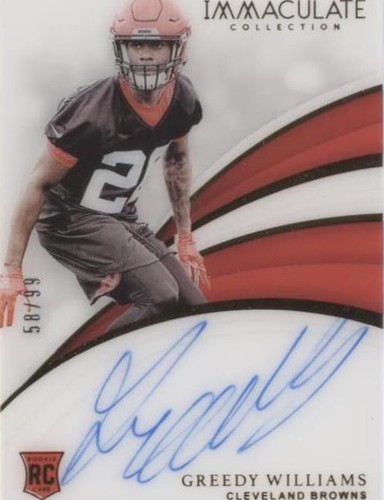 2019 Panini Immaculate Collection Greedy Williams #RA-13