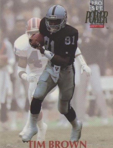 1992 Pro Set Power Tim Brown #276