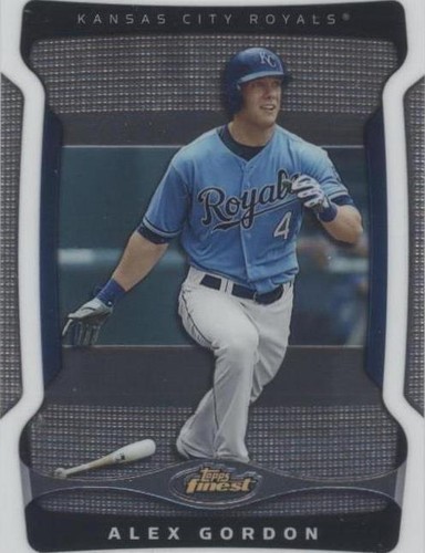 2009 Topps Finest - Alex Gordon #4