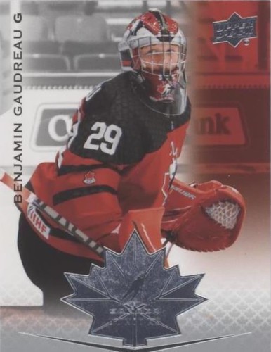 2021 Upper Deck Team Canada Juniors - Benjamin Gaudreau #90