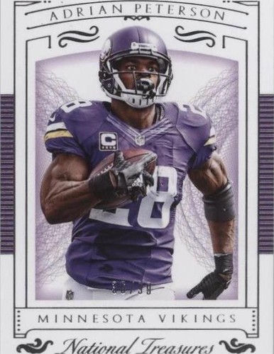 2015 Panini National Treasures Adrian Peterson #55
