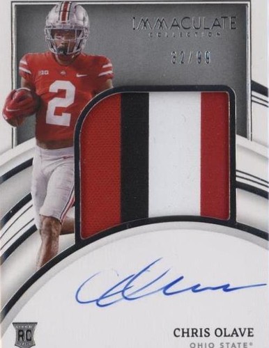 2022 Panini Immaculate Collection Collegiate Chris Olave #71