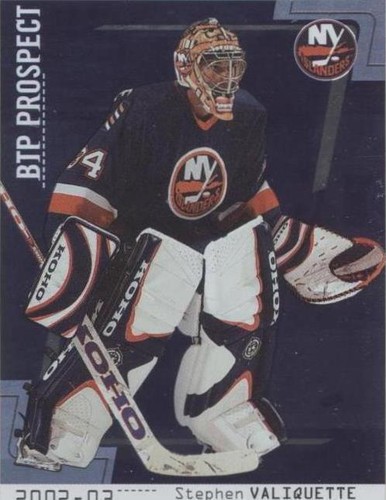 2002-03 In the Game Be A Player Between the Pipes - Steve Valiquette #107