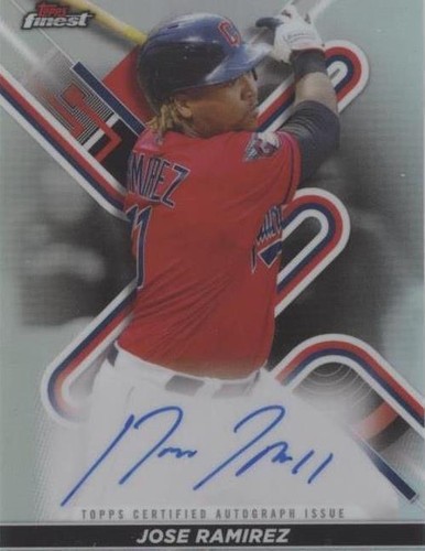 2022 Topps Finest - Jose Ramirez #FA-JR