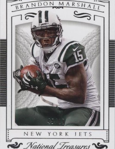 2015 Panini National Treasures Brandon Marshall #19