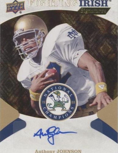 2017 Upper Deck Notre Dame 1988 Championship Anthony Johnson #FIS-AJ