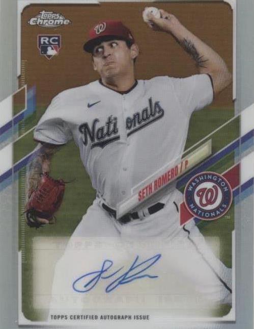2021 Topps Chrome Update Series - Seth Romero #CUSA-SR
