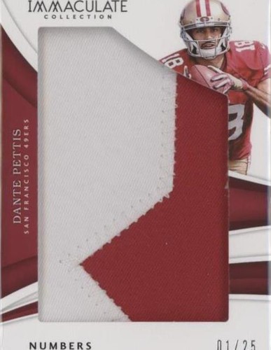 2018 Panini Immaculate Collection Dante Pettis #IM-32