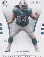 2007 SP Authentic Samson Satele #181