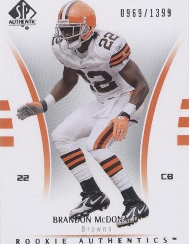 2007 SP Authentic Brandon McDonald #109