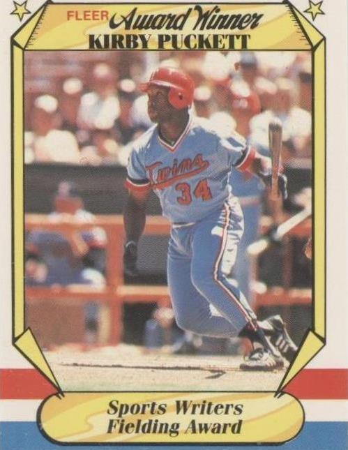 Ganadores del Premio Fleer 1987 - Kirby Puckett #30