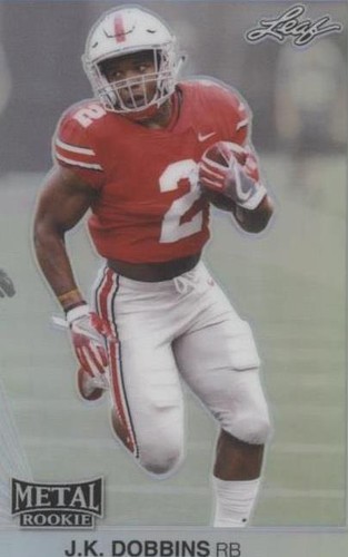 2020 Leaf Metal Rookie J.K. Dobbins #LR-10