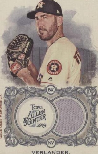 2019 Topps Allen & Ginter - Justin Verlander #FSRB-JV