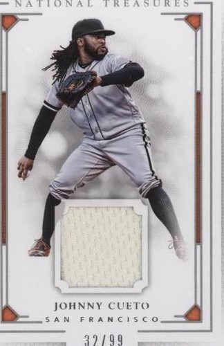 2016 Panini National Treasures - Johnny Cueto #110