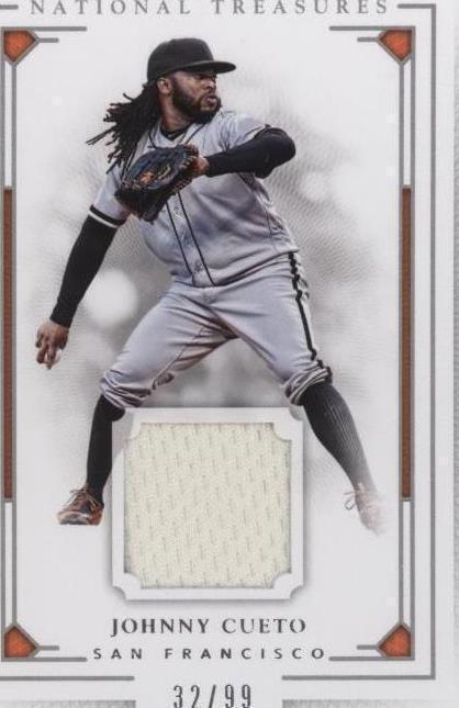 Panini National Treasures 2016 - Johnny Cueto #110
