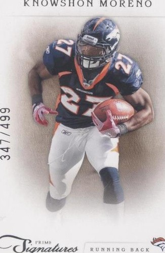 2011 Panini Prime Signatures Knowshon Moreno #105