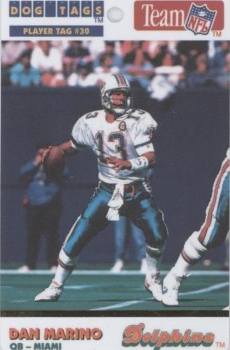 1992 Dog Tags Dan Marino #30