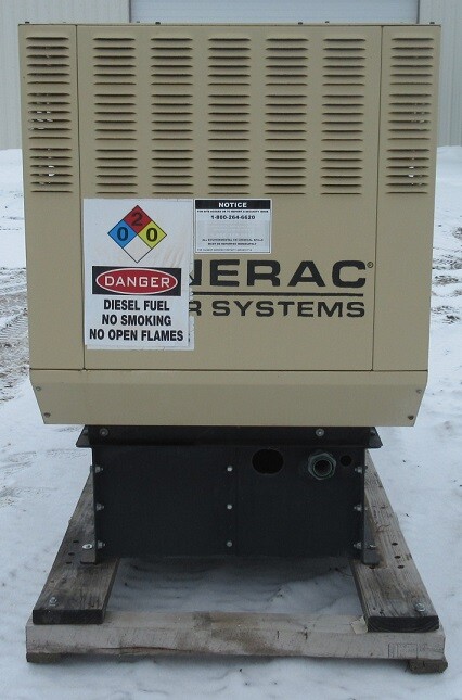30 kw Generac / Kia Diesel Generator / Genset - 229 Hours - Load Bank Tested