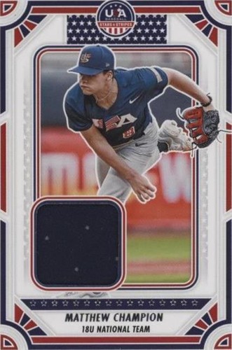 2024 Panini Stars and Stripes - Matthew Champion #USA-MC