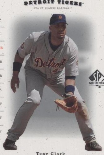 2001 SP Authentic - Tony Clark #191