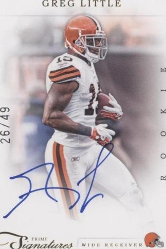 2011 Panini Prime Signatures Greg Little #239