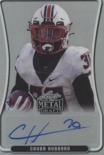 2021 Leaf Metal Draft Chuba Hubbard #BAP-CH1