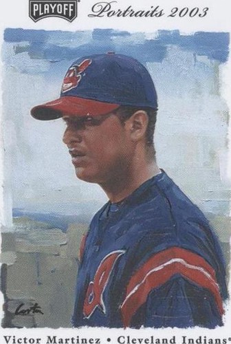 2003 Playoff Portraits - Victor Martinez #41