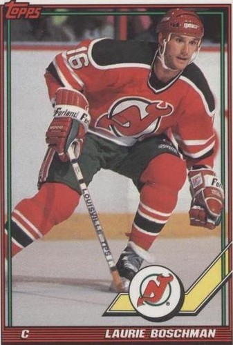 1991-92 Topps - Laurie Boschman #202