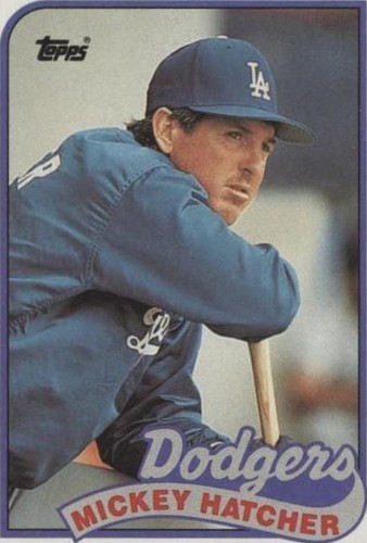 1989 Topps - David West Mickey Hatcher #483