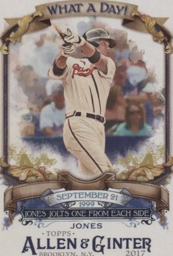 2017 Topps Allen & Ginter - Chipper Jones #WAD-46