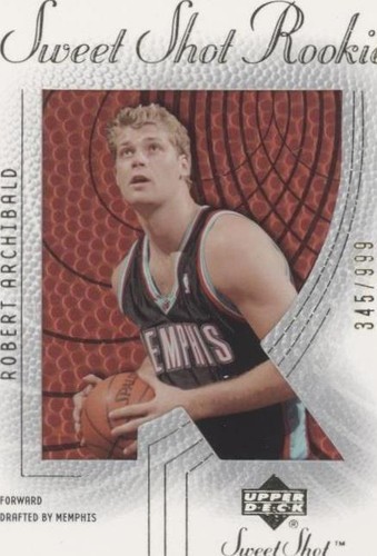 2002-03 Upper Deck Sweet Shot - Robert Archibald #103