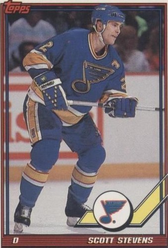 1991-92 Topps - Scott Stevens #481