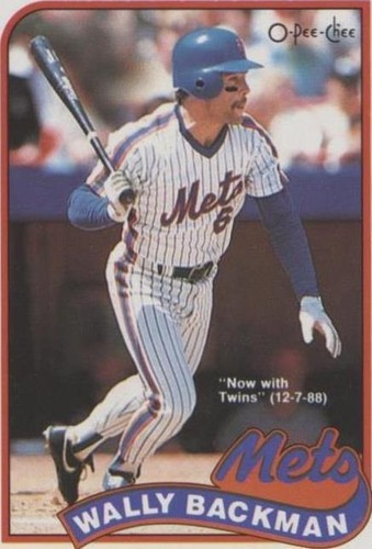 1989 O-Pee-Chee - Wally Backman #72