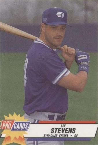 1993 Fleer ProCards AAA All-Star Game - Lee Stevens #AAA-54