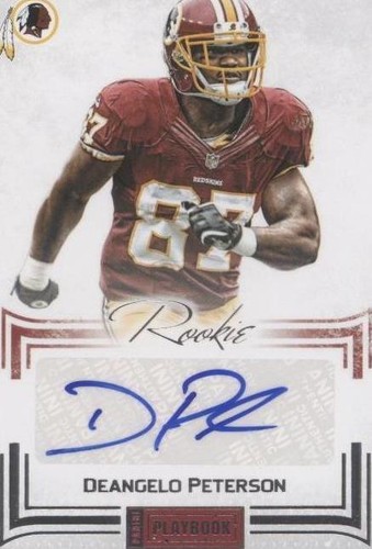 2012 Panini Playbook Deangelo Peterson #101
