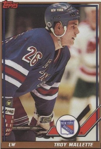 1991-92 Topps - Troy Mallette #474