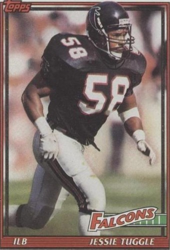 1991 Topps Jessie Tuggle #568